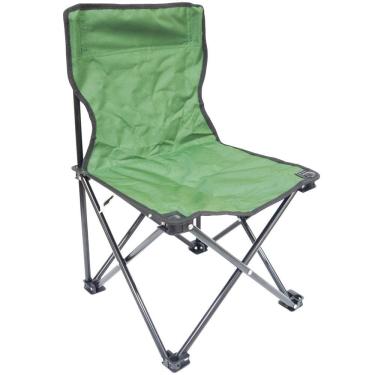 Imagem de Cadeira Banco Banqueta Pesca Camping Praia sem Apoio de Braço Verde Importway IWCCDS-002
