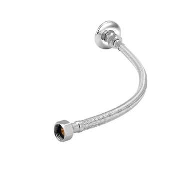 Imagem de Engate Mangueira Flexível Trançado Aço Inox 60 Cm