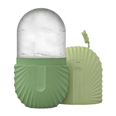 Imagem de para Rosto - Rolo cubo silicone resfriamento reutilizável | Rolos faciais beleza, ferramenta cuidados com a pele para massagem facial silicone em Xiaofeigun