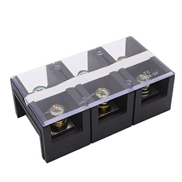 Imagem de Terminal de Fio, Régua de Terminais Fixa 200A 600V, Com Tampa para Iluminação (3Posição (2003))