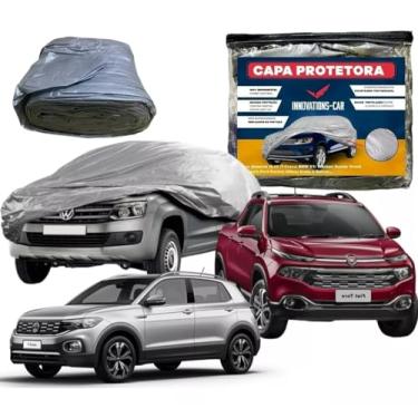 Imagem de Capa de Cobrir Carro Protetora Sol E Chuva P/Caminhonete Suv (Opala Sedan)