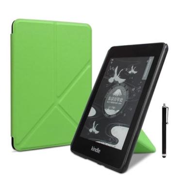 Imagem de Capa dobrável fina para Kindle Oasis de 7 polegadas (10ª geração, versão 2019 e 9ª geração, versão 2017) com hibernar/despertar automático, com caneta de tela sensível ao toque