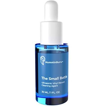 Imagem de HumminGuru Agente de Limpeza Antiestático para Discos de Vinil, Melhora a Eficiência da Limpeza Ultrassônica e Secagem Rápida, Solução de Limpeza de Discos de Vinil sem álcool (Azul: Frasco Pequeno)