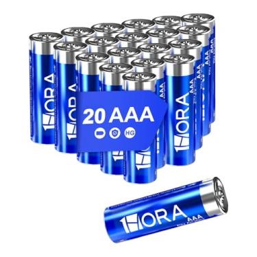 Imagem de Pilhas Alcalinas AAA 1.5V 1Hora Pacote com 20 Unidades