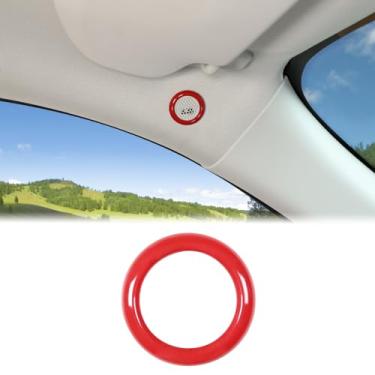 Imagem de Acabamento de capa de microfone de teto de carro compatível com Ford Maverick 2022-2024 Alto-falante interno de teto de carro capa de moldura de proteção para teto de carro capa de microfone