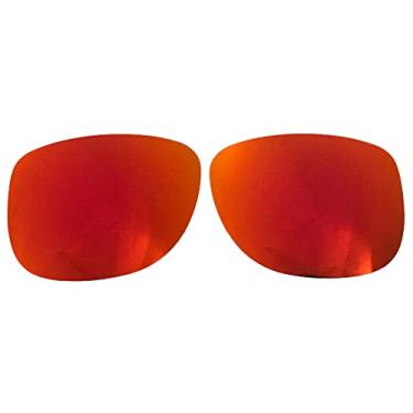 Imagem de Wetnenss Lentes de substituição para óculos de sol Rayban Justin RB4165 (54 mm) / 1,5 mm polarizadas/fáceis de instalar (vermelho)