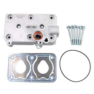 Imagem de 20569226 Cabeça de cilindro do compressor de freio a ar compatível com motor Volvo D12 # 20701803/24425003 / 85104247/20569224 / 4127049322