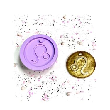 Imagem de Confeitaria dos Moldes, R156 Molde de silicone signo Leão chaveiro resina decorar