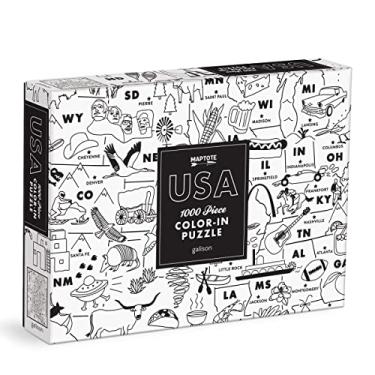 Imagem de Maptote USA Color-In 1000 Piece Puzzle