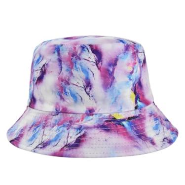 Imagem de Chapéu balde masculino e feminino chapéu balde grafite chapéu balde tie-dye espaço chapéu de verão pesca chapéu de sol chapéu de aventura ao ar livre, Fh313 (2), Tamanho Único