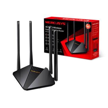 Imagem de Roteador Mercusys MR30G, Gigabit, Dual Band (2.4/5GHz), AC1200, 4 Antenas, MU-MIMO, IPv6