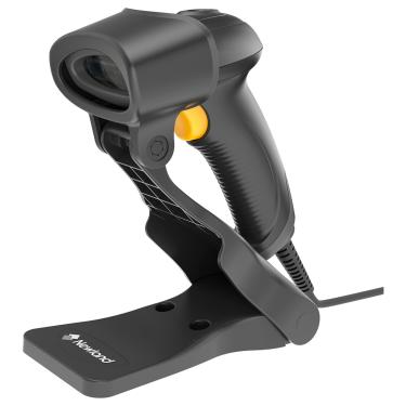 Imagem de Leitor de Código de Barras Newland, USB, 1D, GTIN, Febraban, 300 Scans/Seg, Preto -  NLS-HR1150P-30