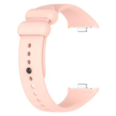 Imagem de Pulseira para Redmi watch 4, acessórios de relógio inteligente, cinto de substituição (Rosa)