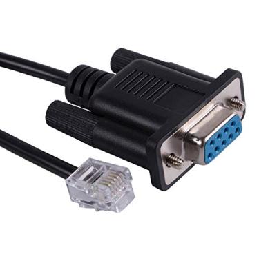 Imagem de Cabo adaptador DB9 Serial RS232 para RJ12 6P6C para APC PDU 940-0144A