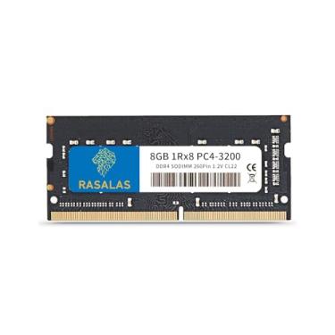 Imagem de RASALAS 8GB DDR4 3200MHz PC4-25600 Non-ECC Unbuffered (DDR4-3200) 1.2V CL22 1Rx8 Single Rank 260 Pin Laptop Memory RAM Upgrade