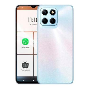 Imagem de Celular para Idoso Smart 128gb 4gb com TV Streaming - Smart Idoso