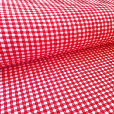 Imagem de 1 Metro Tecido Tricoline Xadrez 1.50 Largura Vermelho