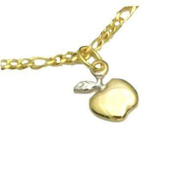 Imagem de Tornozeleira banhado ouro 3x 24k 18k e 22k feminina pulseira de pé fio