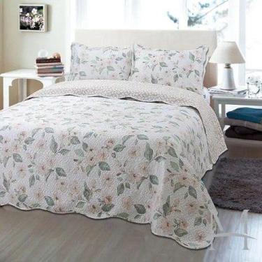 Imagem de Colcha Cobre Leito Ultrassonic Dupla Face Estampada Solteiro 160x240cm