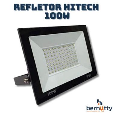 Imagem de Refletor Led 100W Branco Frio IP66 Holoforte Resistente a Água - Hitec