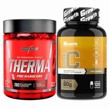 Imagem de Kit Therma Pro 60 Caps Integral + Vitamina C 120 Caps Growth - Integra
