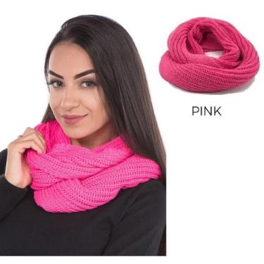 Imagem de Cachecol Gola Feminino Masculino  Inverno Dupla Volta Macio Quentinho 
