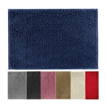 Imagem de Tapete Banheiro Super Macio Antiderrapante Bolinha Lava na máquina Vár