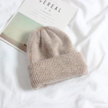 Imagem de Touca De Inverno De Pele De Coelho Real Feminino ELASHOPP