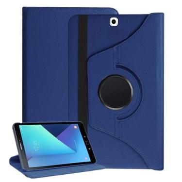 Imagem de A2One Stuff Capa à prova de choque para Tab S4 de 10,5 polegadas 2018 (SM-T830/T835/T837) capa fina para tablet com suporte fino com capa inteligente rotativa 360 [hibernar/despertar automático] com