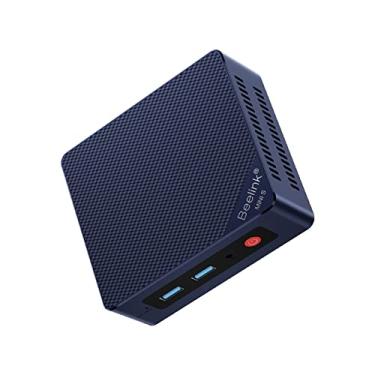 Imagem de Beelink Mini PC Mini S12, Intel 12ª Geração 4-Core N100 (até 3,4GHz), Mini Computador 16GB DDR4 RAM 500GB SSD, Mini Desktop PC Dual HDMI 4K UHD/Dual WiFi5/BT4.2/Home/Office/HTPC/Family-NAS