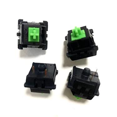 Imagem de Wadetong Interruptores RGB de 4 pinos compatíveis com teclado mecânico Razer Blackwidow Chroma Gaming (pacote com 4)