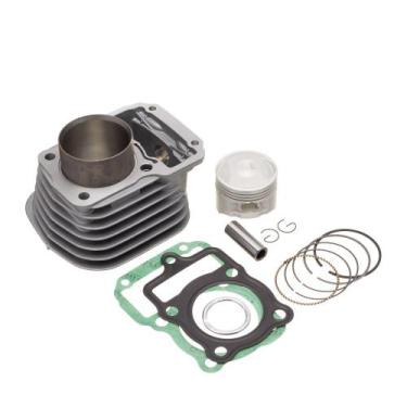 Imagem de Kit Premium Completo C/Cilindro. Pistão E Junta Kit-A Kmp. Anel Rik CG