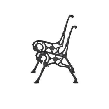 Imagem de Par Pé de Banco Cavalo Praça, Jardim em Ferro Fundido - Libaneza