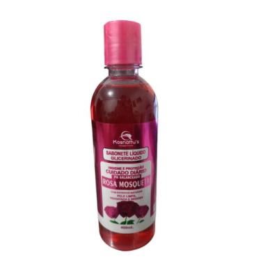 Imagem de Kit sabonete liquido glicerinado higiene e protecão rosa mosqueta  com