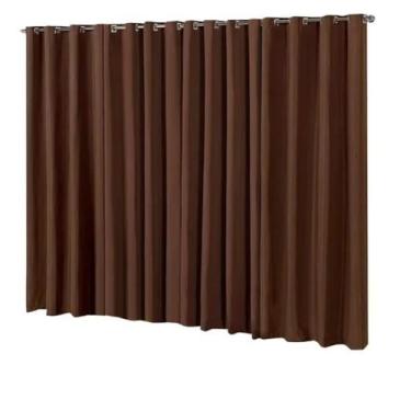 Imagem de Cortina Que Veda 95% Da Luz Blackout Lançamento 8,00 metros Com Ilhós 