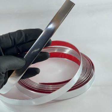 Imagem de Fita Plástica Metalizada De Pvc 15mm C Autocolante Com 10 Metros - Ful
