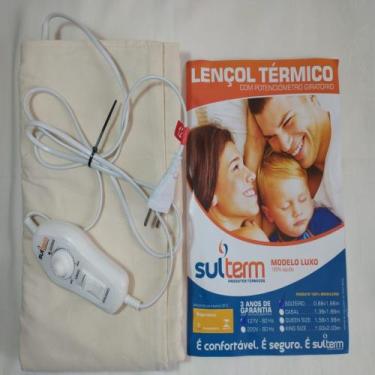 Imagem de Lençol Térmico Solteiro Luxo 110v Multiplas temperaturas Garantia 3 an