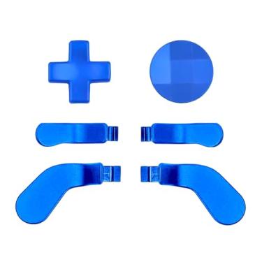 Imagem de Ceozon Replacement Back Paddles 6 pcs Metal Stainless Steel Trigger Locks D Pads Direction Keys for Xbox One Elite Controller Series 2 Xbox One Elite Accessories (Blue)