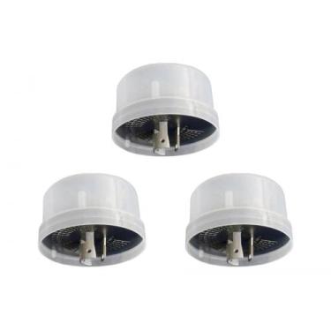 Imagem de Kit C/3 - Rele Qualitronix Fotocelula Para Base Nf Bivolt..., Bivolt