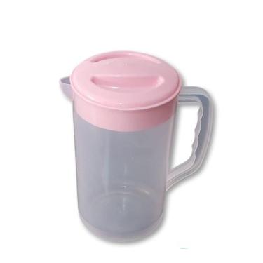 Imagem de Jarra 1,6l com tampa rosa Micromax 