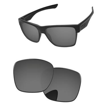 Imagem de PapaViva Lentes de reposição para óculos de sol Oakley TwoFace XL OO9350 58 mm, Preto cromado, TwoFace XL