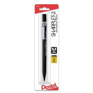 Imagem de Pentel Lápis automático Sharplet-2, 0,5 mm, preto, 1 pacote (A125BP-K6)