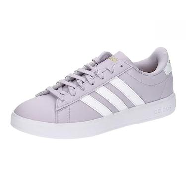 Imagem de adidas Tênis feminino Grand Court 2.0, Silver Dawn Ftwr Ouro Branco Met, 38