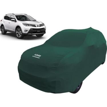 Imagem de Capa Automotiva Toyota Rav4 Tecido Helanca Cor Preta - Mz, Verde