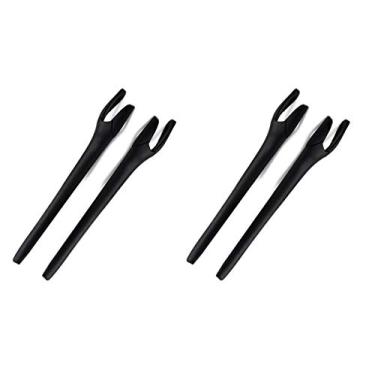 Imagem de SAUCER Kit de borracha de substituição de borracha para óculos de sol Oakley Radar EV Advancer OO9442 | Radar EV Path OO9208 | Radar EV Pitch OO9211 Óculos de sol - Preto + Preto