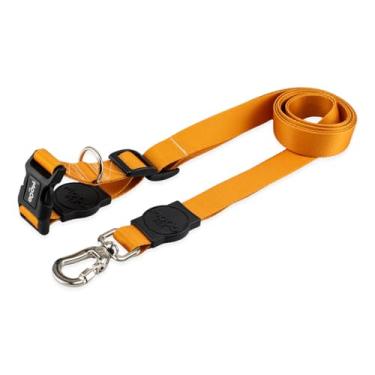 Imagem de Mood Pet Coleira Guia Mãos Livres Para Cães Cachorro Adestramento Passeio Porte Grande Médio Pequeno (Caramel, PP)