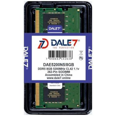 Imagem de Memória Dale7 Ddr5 8Gb 5200 Mhz Notebook 1.1V