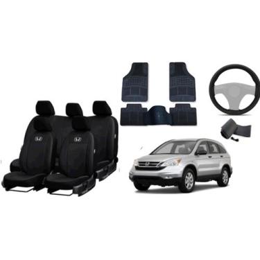 Imagem de Conjunto Premium Capa de Couro CRV 95 + Tapete + Capa de Volante - aer