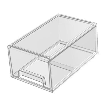 Imagem de DimyFew Clear empilhável gaveta de armazenamento de chá organizador de café portador de cafeteira para paletas, L