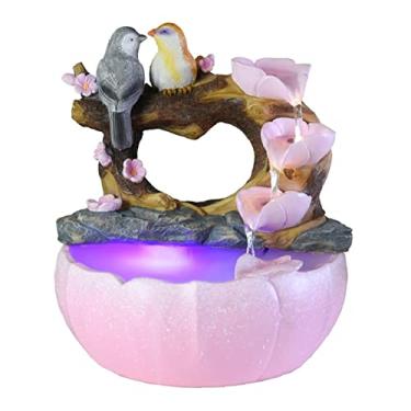 Imagem de Fonte de mesa casamento criativo decoração de mesa para casa circulação de água corrente fonte de água decoração quarto sala de estar mesa entrada decoração fonte interior (com atomizador)